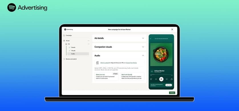 Spotify presenta nuevas soluciones publicitarias que transforman la compra, medición y creatividad